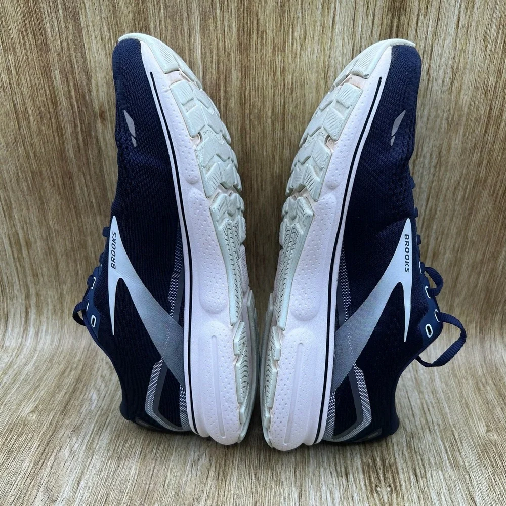 Brooks Ghost 15 Women's Size 10.5 D Wide Blue Running Shoes Sneakers 1203801D450